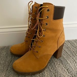 Timberland 8715A Women's Wheat Tillston Lace-up Boots Size 9